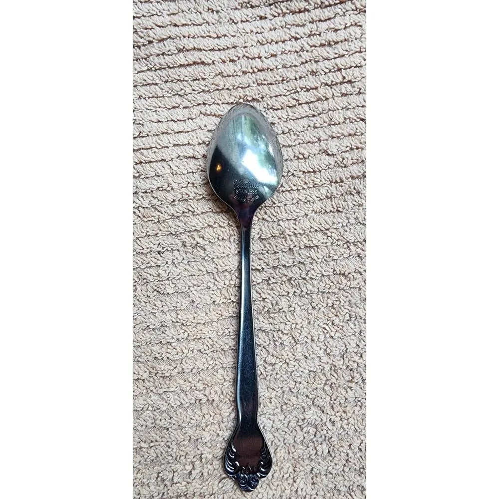 Vintage Versailles Stainless Japan Teaspoon Replacement Flatware Ornate Floral